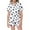 White, variant on Gunia Toddler Baby Girl Pajamas Bow Loose Short Sleeve Set Sleepwear Homewear Leisure 2-3 Years