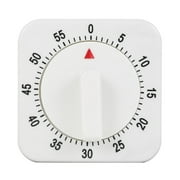 Wind up Mechanical Kitchen Timer 60 Minutes Stopwatch Visual Countdown Timer Cooking Time Manager Portable Loud Bell