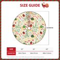 thumbnail image 2 of Fotbe Ladybug And Wild Flowers Pattern Christmas Tree Skirt, Tree Skirts Plush Christmas Decorations, Christmas Tree Skirts Xmas Decorations Holiday Party Decor-48", 2 of 6