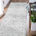 thumbnail image 1 of RUGKING Distressed Floral Runner Rug 2x5 Gray Multi Flodable Vintage Carpet Non Slip Runner Rug For Hallways Entryways Kitchen Bathroom, 1 of 6