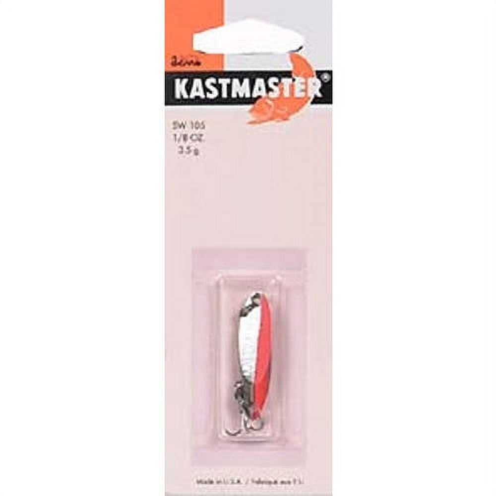(2 pack) Acme Tackle Kastmaster Fishing Lure Spoon Chrome Flo Orange 1/8 oz.