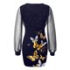 thumbnail image 5 of Vestido de manga larga con estampado de encaje de costura de nalgas sexy informal a la moda para mujer Pompotops  hdfakjf2047, 5 of 5