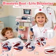 thumbnail image 4 of Chuvikid Doctor Kit for Toddlers,Deluxe Pretend Medical Station Set with Mobile Cart,Birthday Gifts for Kids 3-12 Year Old, 4 of 8