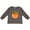 Charcoal Grey, variant on Pumpkin Unicorn for Halloween and Thanksgiving Boys or Girls Long Sleeve Toddler T-Shirt