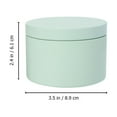 thumbnail image 3 of Shisuyan Tinplate Cans Green Small Metal Container 2Pcs 3.5x3.5x2.4in, 3 of 9