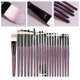 thumbnail image 2 of Makeup Brushes 20pcs Proffesional Cosmetics for Face Makeup Brush Set Powder Concealer Eyeshadow Eyebrow Lip Brush Beauty Tools Makeup Brushes, 2 of 4