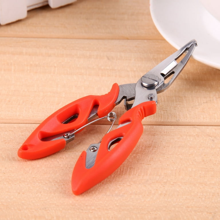 Bxingsftys Stainless Steel Fishing Pliers Scissors Line Cutter Remove Hook  Tackle Tool 