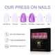 thumbnail image 3 of Set de 24 pantalones cortos iBeautying de Press on Nails, color rosa liso, 3 of 8