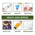 thumbnail image 2 of 12Pcs 12oz Plastic Juice Bottles with Tamper Evident Caps, 2 of 5