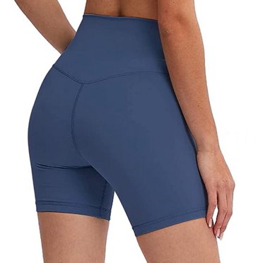 Ewigliebe Shorts de Cycliste pour Femmes Taille Haute Shorts de Yoga pour Entraînement Course Danse Volleyball avec Poche Cachée