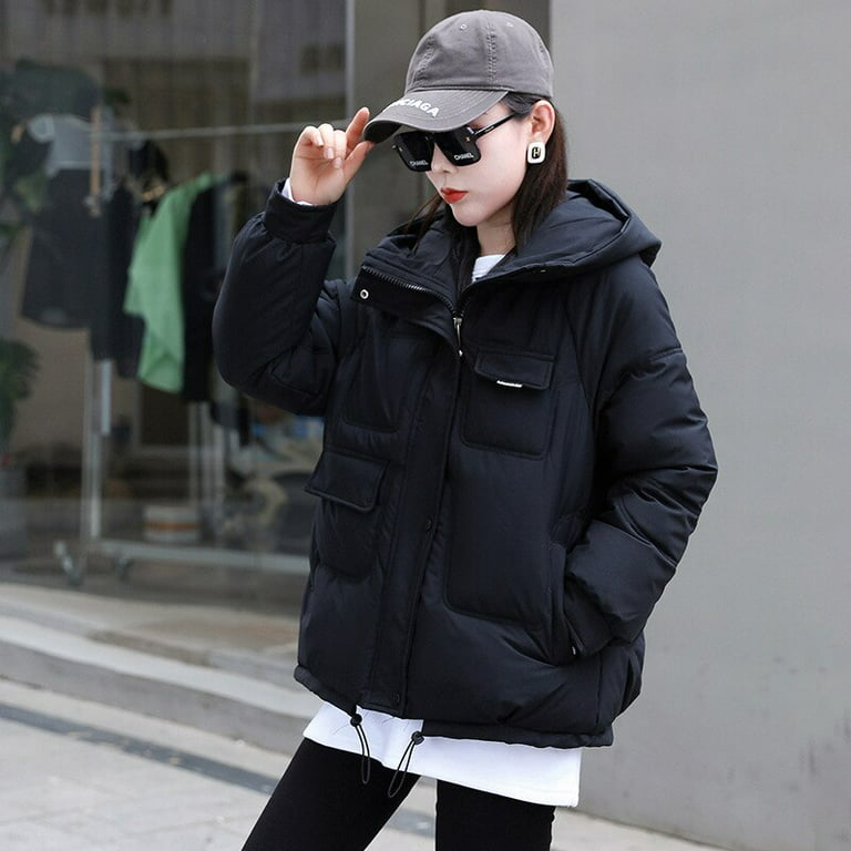 DanceeMangoo Winter Coat Women Korean Style Thin Short Coat Warm Coats and  Jackets for Women Clothing Parkas Abrigos Mujer Invierno Zm 