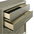 thumbnail image 3 of New Classic Furniture Lumina Wood 5-Drawer Chest in Silver Gray, 3 of 3