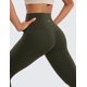 thumbnail image 5 of Pantalones CRZ YOGA Butterluxe Verde Oliva Tiro Alto 48 cm, 5 of 6