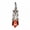 Clear Quartz, variant on MATROOY Natural Gemstone Hexagonal Angel Wing Chakra Healing Pendant Bead Tibetan Silver-Fluorite