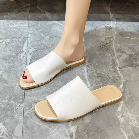

BottleZi Women s Fashion Casual Hollow Out High Slippers High Fashion Sandals Summer Men PVC Nude color slippers women home indoor shoes slides (4.5-11.5size)