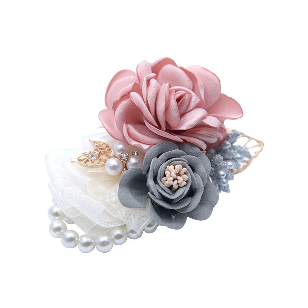 Stylish Double Layer Rose Flower Bracelet for Women White and Pink color |  eBay