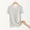 Gray, variant on Crunowin Boys and Girls Short Sleeve T-Shirt Round Neck Solid Color Summer Lightweight Breathable Kids Top Light Blue Size 12