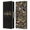 thumbnail image 1 of Head Case Designs Officially Licensed Batman DC Comics Logos Camouflage Leather Book Wallet Case Cover Compatible with Samsung Galaxy S9, 1 of 6
