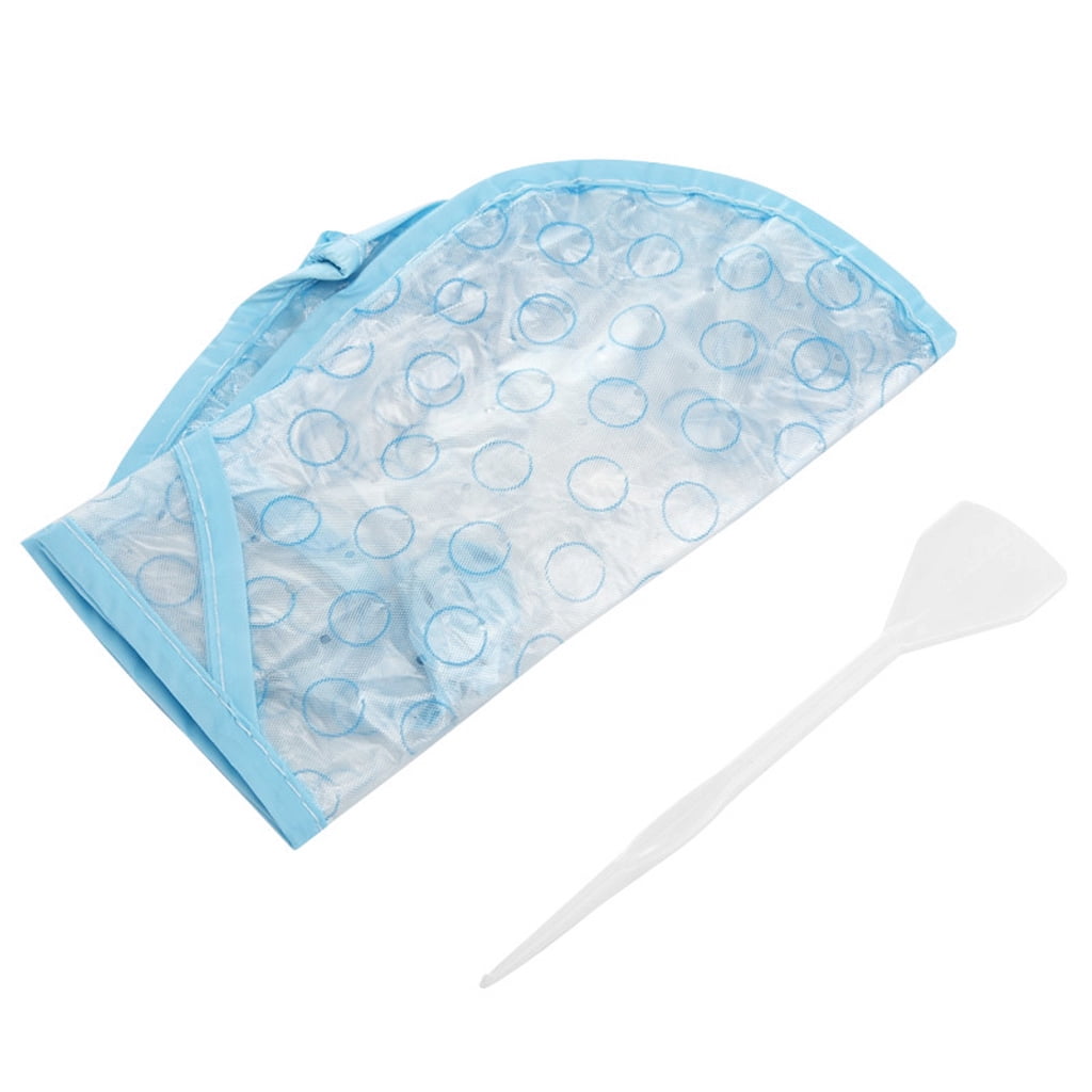 2Pcs/Set Disposable Hair Tipping Frosting Cap Cover with Plastic Hook
