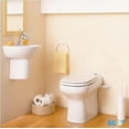 thumbnail image 4 of Saniflo Sanicompact Residential Self Contained Dual Flush Toilet System, 4 of 7