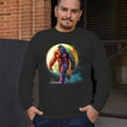 thumbnail image 4 of Full Moon Bigfoot Long Sleeve T-shirt Hiking Sasquatch Hide and Seek Champion, 4 of 7