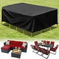 thumbnail image 3 of 2X Impermeable para Juego de Muebles de Patio, Fundas para Muebles Resistentes para Sofá Seccional de Exterior, Mesa de Mimbre y Ratán XL, 3 of 6