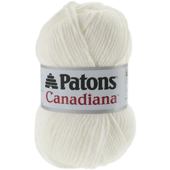 Patons Canadiana Yarn - Solids-Winter White