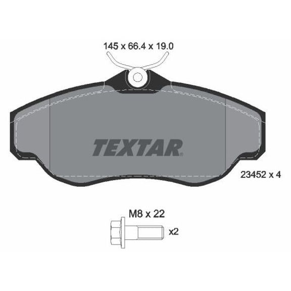 Brake Pad SetREO 217921559