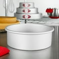 thumbnail image 2 of Fat Daddio's Pro Series Bakeware Anodized Aluminum Round Cake Pan, 6 Pack, 2 of 4