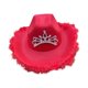thumbnail image 2 of Sombrero de vaquero Strade Fareast Limited elegante rojo, 2 of 8
