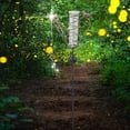 thumbnail image 4 of Xihbxyly Pluviómetro Solar, Estaca de Jardín Exterior de 89 Cm, 16 Luces Led de Cobre, Decoración de Metal para Jardín, Energía Solar, Resistente a La Oxidación, Decoración para Jardín, Patio, Fácil, 4 of 7