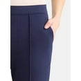 thumbnail image 4 of Time and Tru Women's Pull On Cropped Flare Pants, Sizes XS-XXXL, 4 of 5