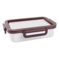 thumbnail image 1 of Fiambrera con tapa, organizador, tipo bento, ideal para estudiantes, camping y oficina. Blanco 2000ml, 1 of 3