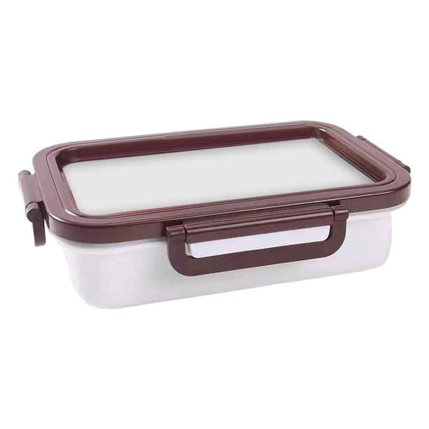 Contenedor de almuerzo de silicona Cajas De Silicona Contenedor De Almacenamiento De Alimentos Estuche Grande Traveling White 860ml Magideal Contenedor de almuerzo de silicona