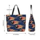 thumbnail image 5 of Disketp Bowling Ball And Flame Bolsa Tote Estampada para Mujer, Bolso de Hombro y de Mano para Compras y Viajes, 5 of 8