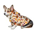thumbnail image 7 of Haiem turkey hat Pumpkin for Winter Dog Hoodie Sweatshirts with Pockets Warm Dog Clothes for Small Dogs Chihuahua-Small, 7 of 7