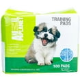 Animal Pet Training Pads, 100pk, Assorted Green or Blue