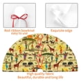thumbnail image 4 of Sikiie Ethnic African 30-48 inches {designName} Print Christmas Tree Skirt Snowman Xmas Tree Skirt with Edge Christmas Decorations for Holiday Party, 4 of 7
