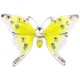 thumbnail image 1 of Broche de mariposa con diamantes de imitación de cristal, color azul, para bodas o banquetes de mujer, 1 of 4