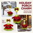 thumbnail image 5 of Sunshinehomely Holiday Goose Statue Costume, Christmas Themed Clothing for Standing Goose Decor, Garden Goose Christmas Decorations for Yard Accents, Patios and Entryways, 5 of 8