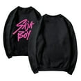 thumbnail image 3 of Pop cazadora para niña Demo-n Hunters Printed Anime Print Long-Sleeved Sweatshirt 1*Top （Black）, 3 of 3