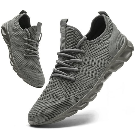 REUR RO RO Sneakers for Mens Casual Walking Shoes Athletic Sport Lightweight Breathable Mesh