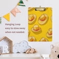 thumbnail image 5 of Hat on Yellow Acrylic Clipboards A4 Standard Letter Size Clipboard 12.5" X 9" Clip Board for Students Teacher Office, 5 of 7