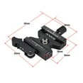 thumbnail image 5 of Andoer-2 Quick Release Clamp,Plate Ball Head 3/8" Screw Compatible Lever Knob-type 1/4" Quick Release 1/4" 3/8" Screw Cl-50ls Aluminum Alloy With Adjustable Lever Knob-type 1/4" 3/8" Ainn, 5 of 6