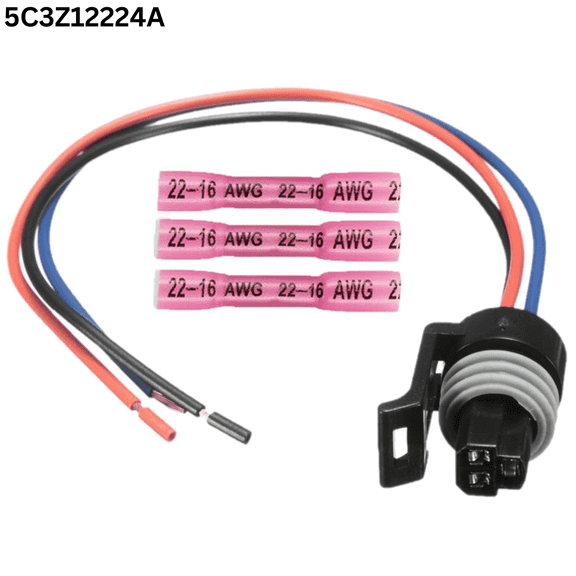ICP EBP Repair Connector Pigtail 3 Way 5C3Z12224A, 904-222 Fits Ford F250 F350 F450 F550 Super Duty 6.0L 7.3L Diesel