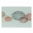 thumbnail image 1 of Abstract Cutting Board, Modern and Cool Design Surreal Dots Like and Circled Design Art, Decorative Tempered Glass Cutting and Serving Board, Small Size, Maroon Grey Red, by Ambesonne, 1 of 1