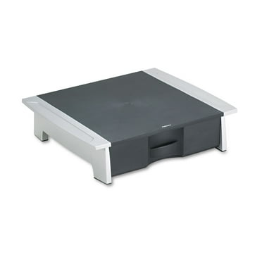 Fellowes Mfg Co. 8032601 21.25 in. x 18.06 in. x 5.25 in. Office Suites Printer/Machine Stand - Black/Silver