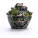 thumbnail image 4 of Micropaisaje de flores artificiales, maceta de plantas suculentas, pequeños soportes creativos para macetas, diseño de jardín colgante con casa dulce, 4 of 5
