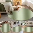 thumbnail image 5 of Round Rugs 5 Ft, Sage Green Ombre Non Slip Area Rugs for Kitchen Bedroom Entryway, Modern Abstract Art Washable Carpet Runner Rug Floor Mats for Bedroom Home Decor, 5 of 9