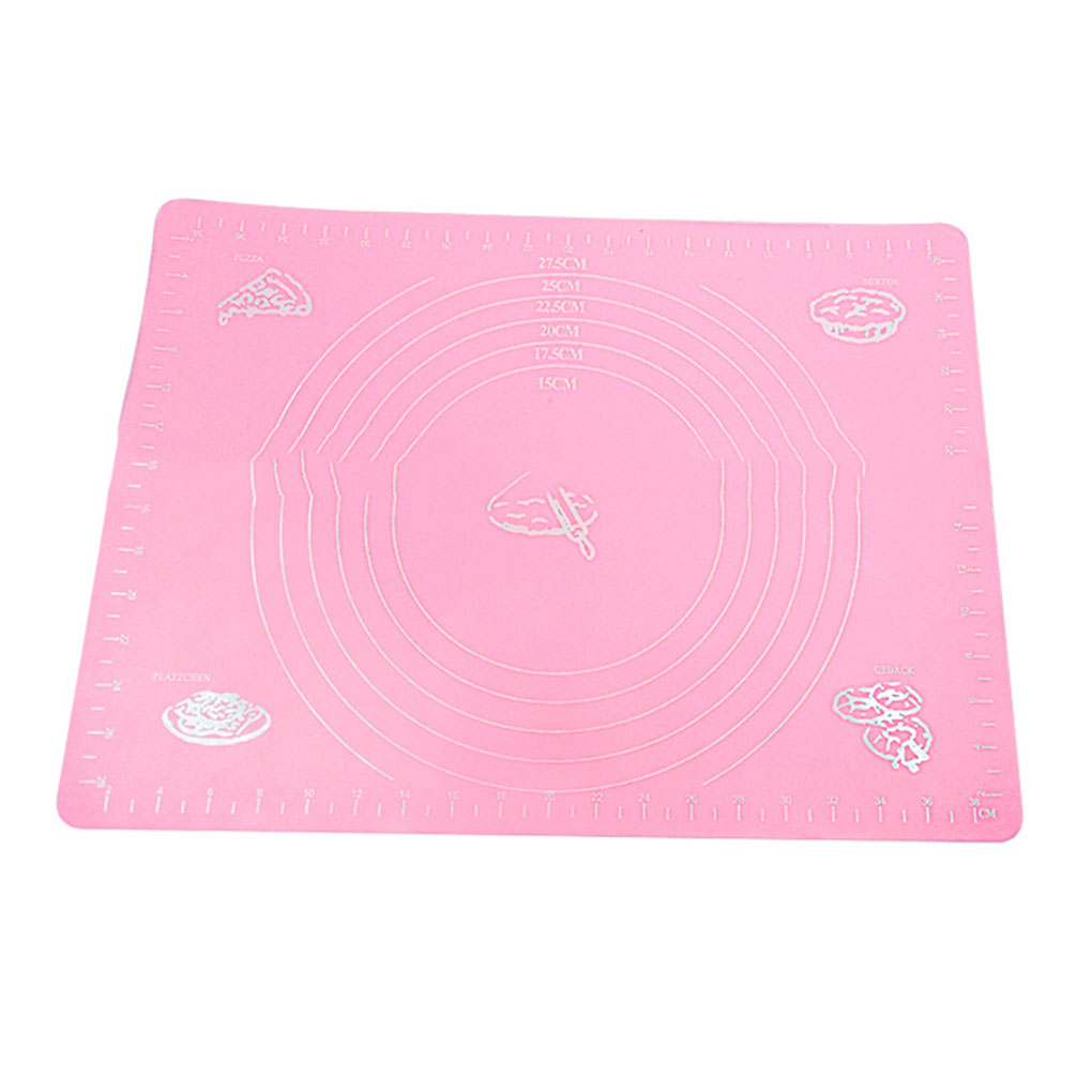 Silicone Baking Mat Flour Rolling Scale Mat Kneading Dough Pad Baking